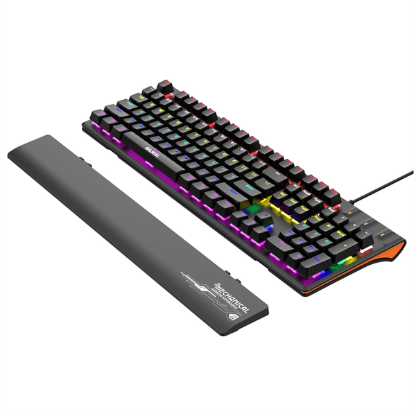 Bajeal Mechanical Keyboard with Hand Rest Usb Wired Keyboard