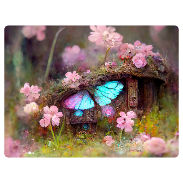 Butterfly Fairy Printed Mouse Pad