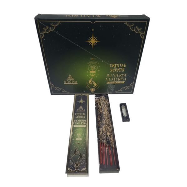 Aroma Crystal Scents Aventurine Incense Sticks