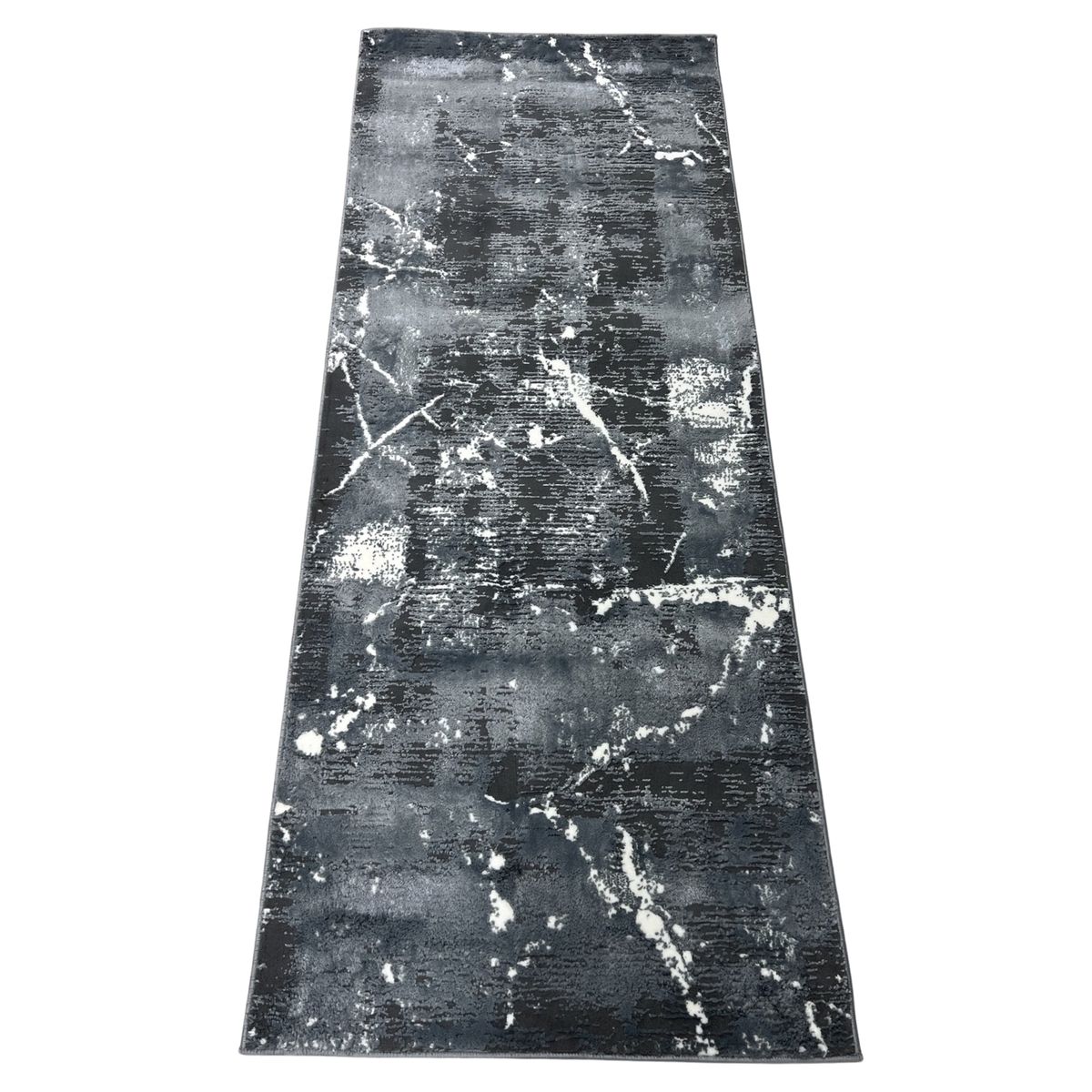 RUGS OF PERSIA Safari Carpet 200 x 80cm Dark Grey Turkish Modern Runner