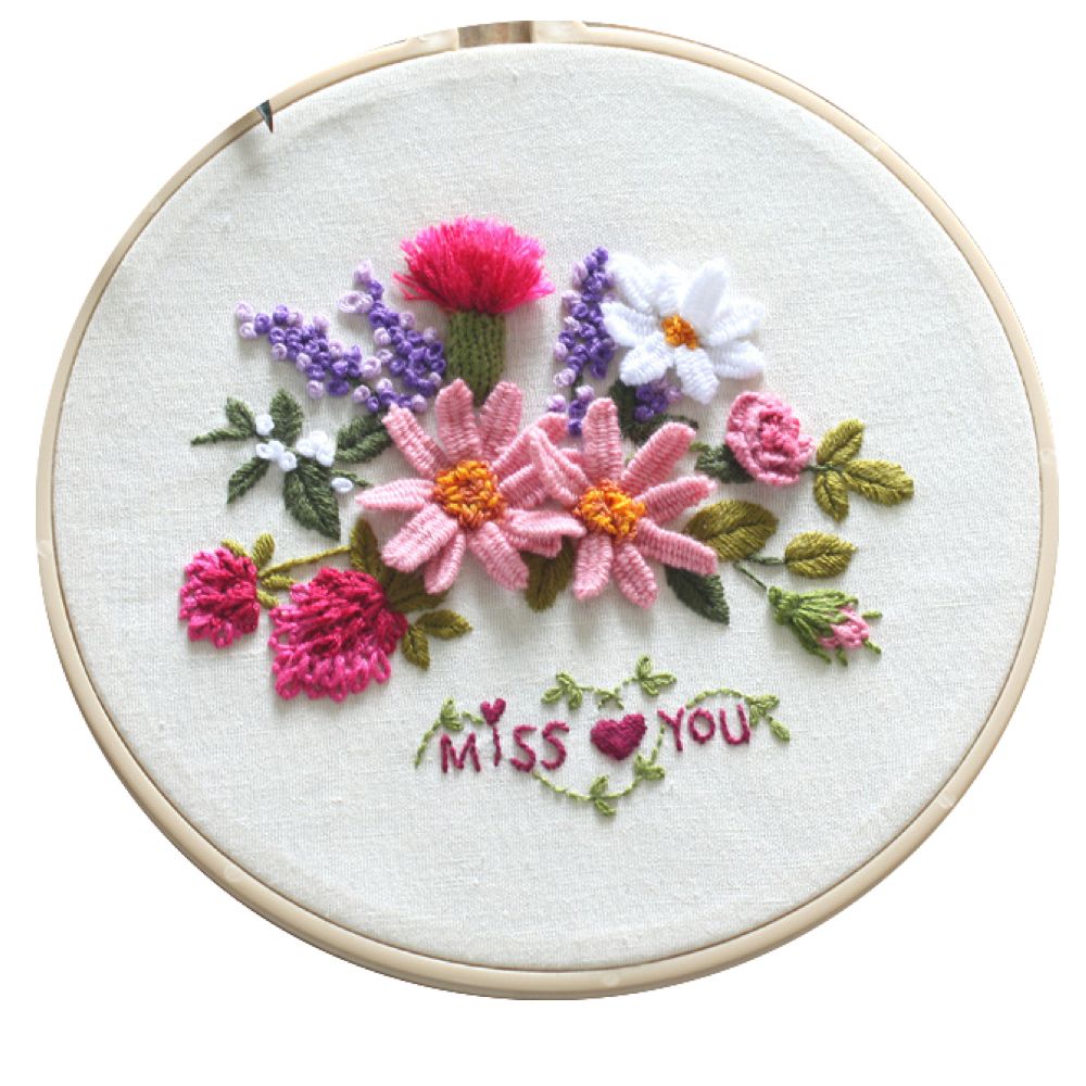 Sewing Cross Stitch Embroidery Starter Kit Flower Shop Today. Get it