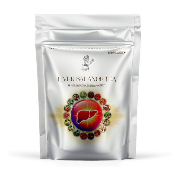 Liver Balance Tea with 18 Herbs - 30 Tea Bags - Liver &amp; Digestive Support