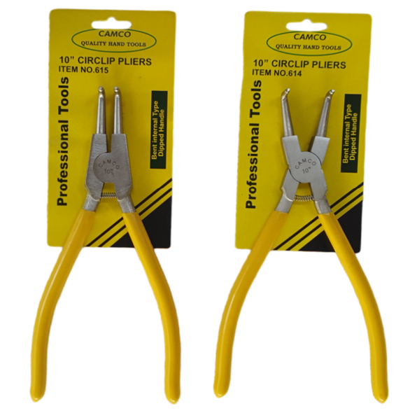 Camco Circlip Plier Set (4-Piece) 250mm - (Bent and Straight)