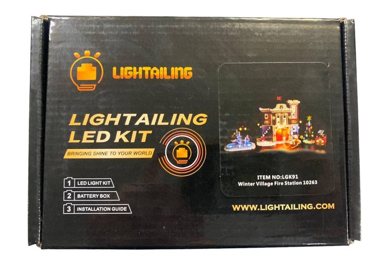 Lightailing Light Set For Lego 10263 Winter Village Fire Station
