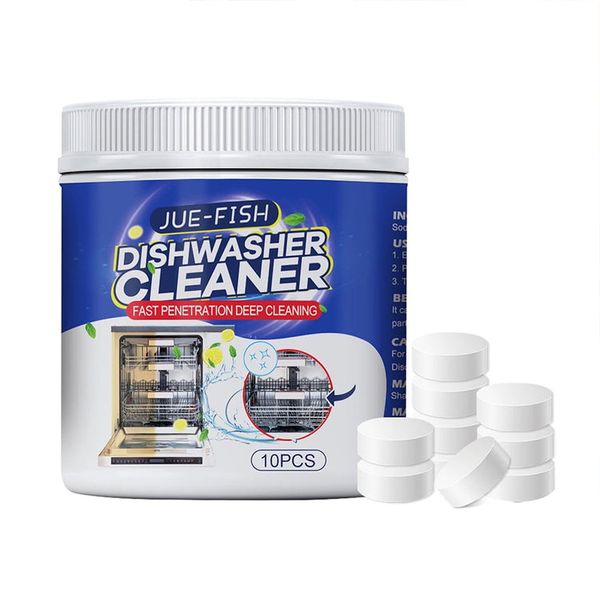 Jue-Fish Powerful Cleaning Effervescent Dishwasher Tablets