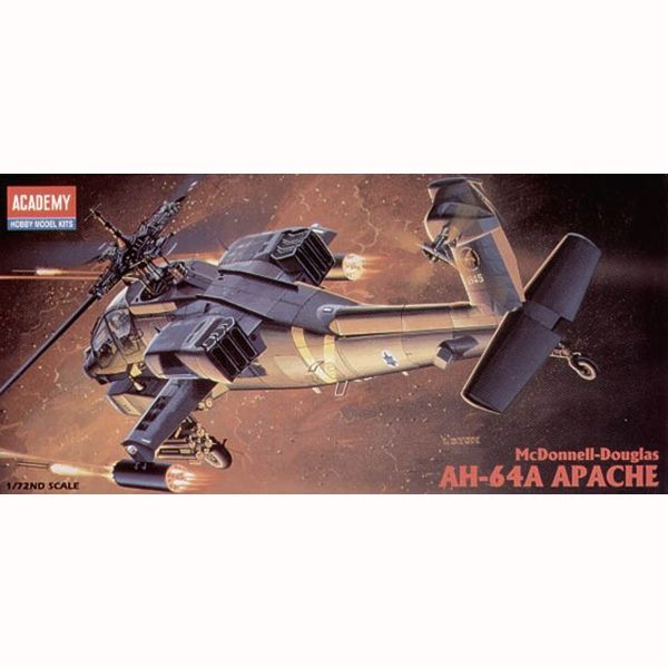 Academy 12488 1/72 AH-64A Apache Helicopter