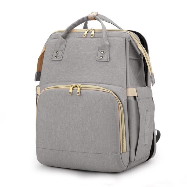 Multifunctional Diaper/Changing Bag with Crib (Green)