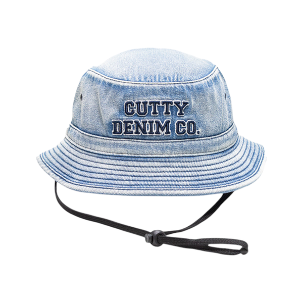 Cutty Jax Blue Denim Bucket Hat