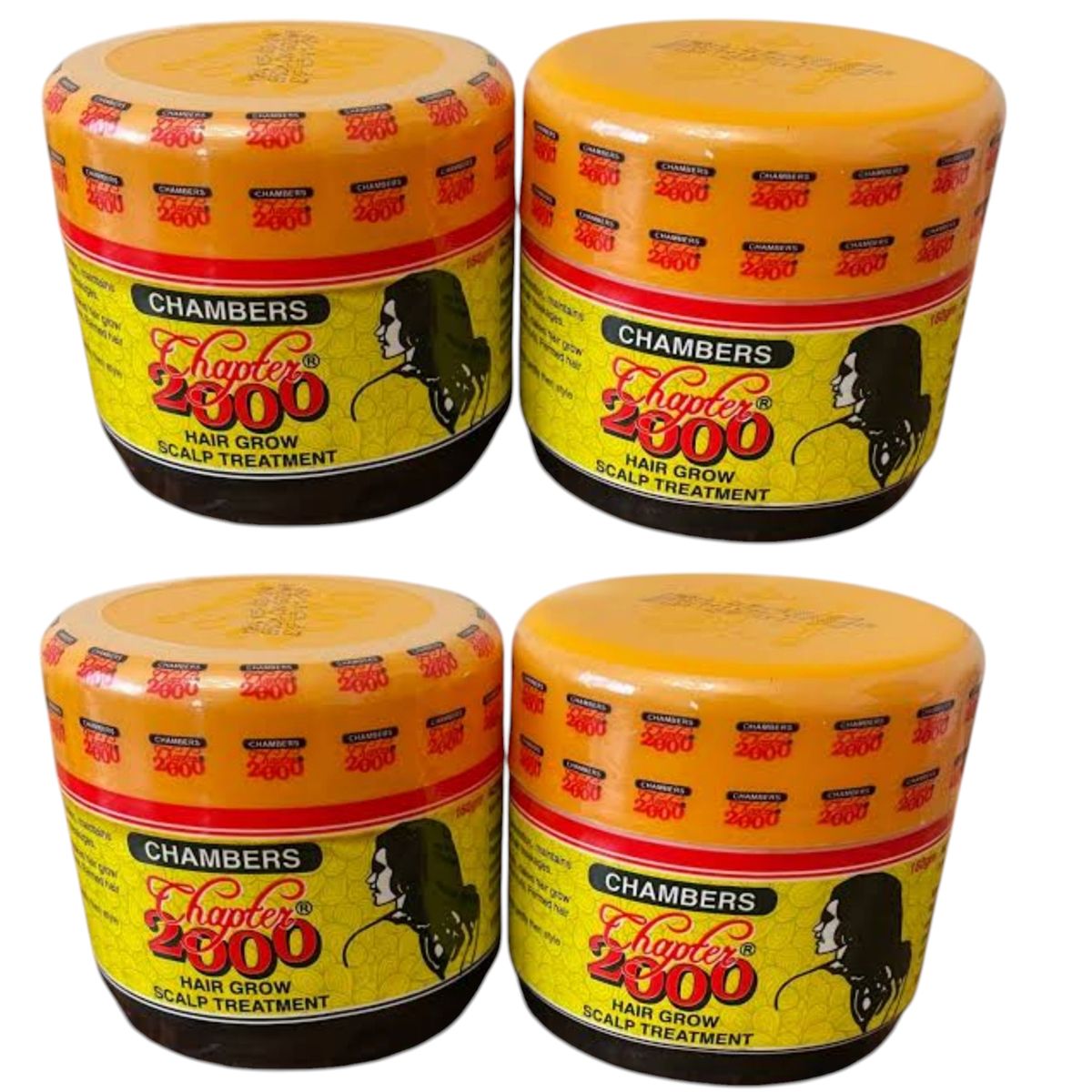 Bulk Offer 4xChambers Chapter 2000 Super Hair Growth & Scalp Treatment 165g