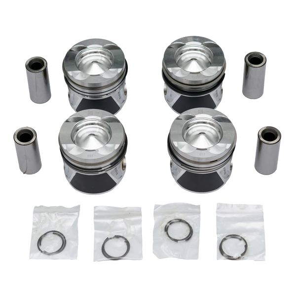 OM651 complete Piston set 4PCS- Compatible with Mercedes Benz 6510300917