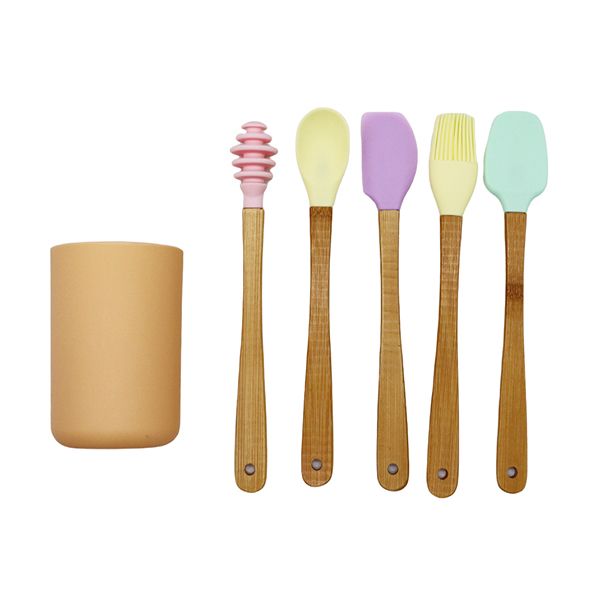 Colorful Kitchen Silicone Cooking Utensils Set of 6 Buy Online in South Africa