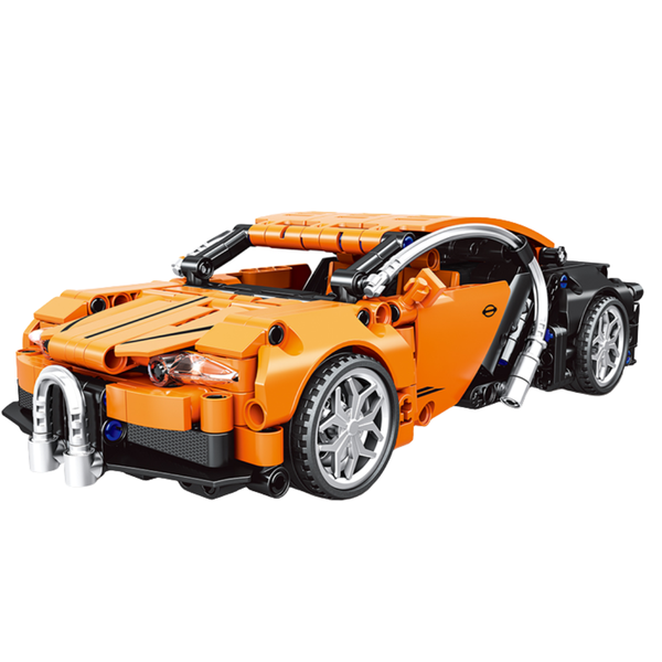 WOMA Technic Orange Pull-Back Supercar|388 PCS | Mini Sports Model|C0904