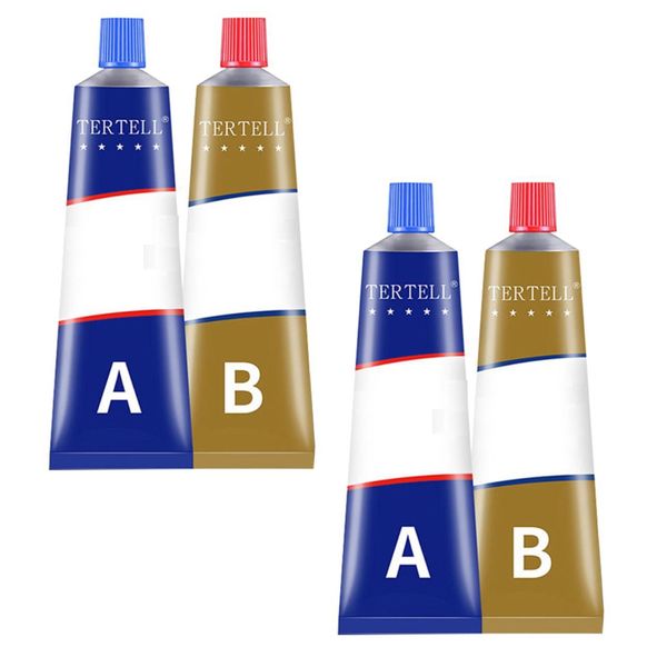 Tool DIY High Temperature AB Quick Drying Glue Metal Repair Set of 4