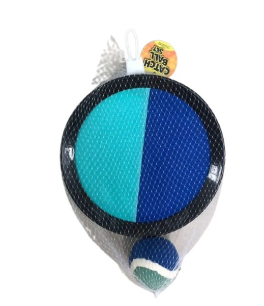 Smiley Catch Ball Set - 3-Piece Paddle Game for Kids &amp; Families