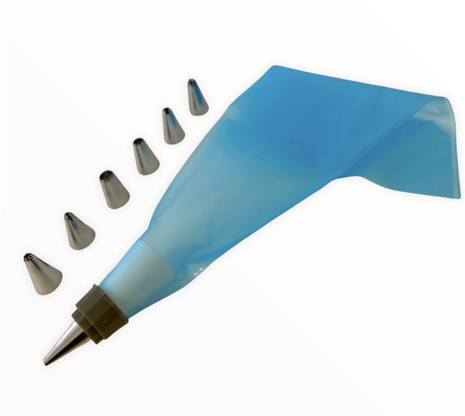 Piping Bag &amp; Nozzles -Cake Decorating Set 9 pc set