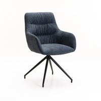 Polyester Dining Chair with Armrest