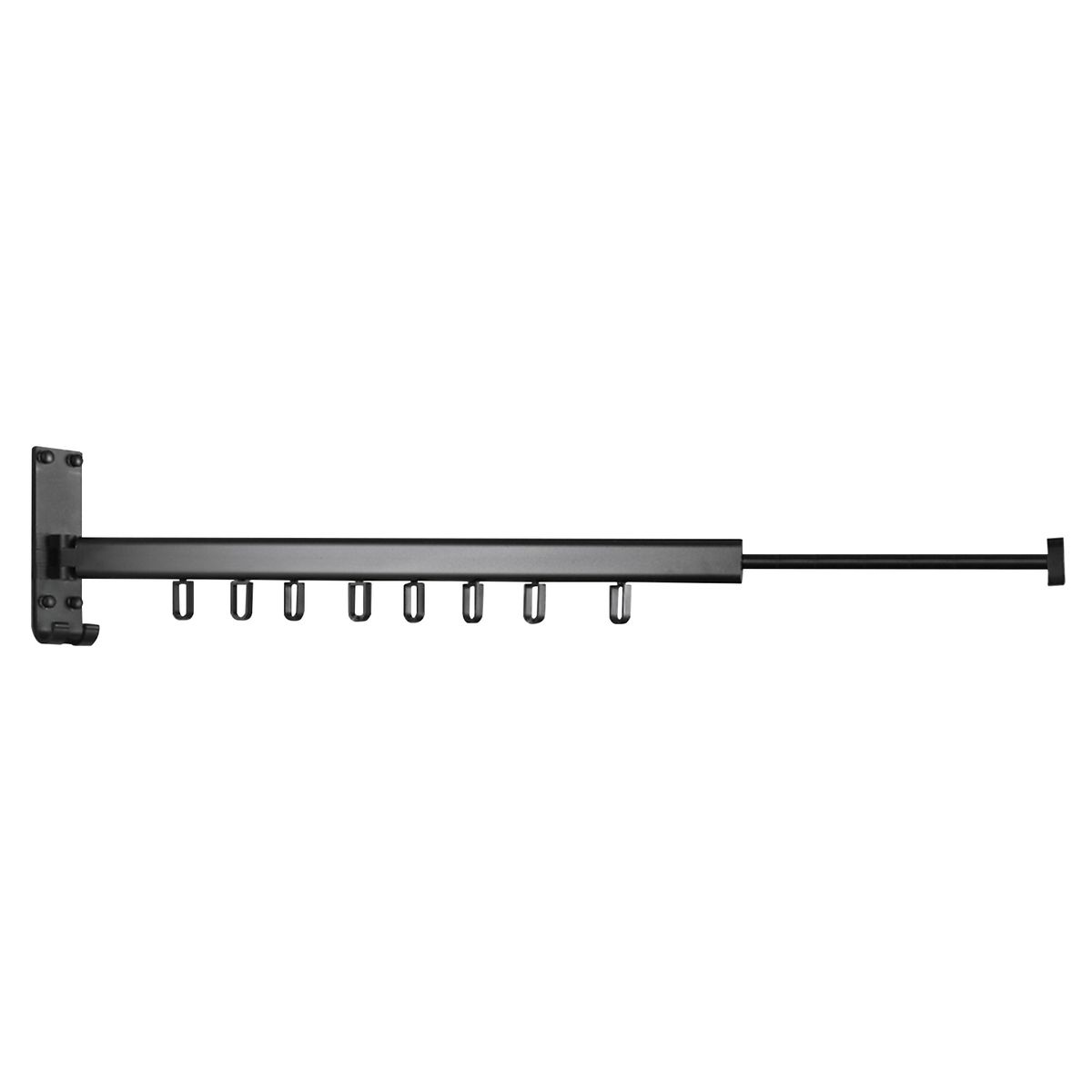 Retractable 60-89cm Aluminum Alloy Indoor Outdoor Washing Rod