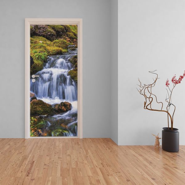 Decoupage Tear Resistant Transfers - Mountain Stream Door