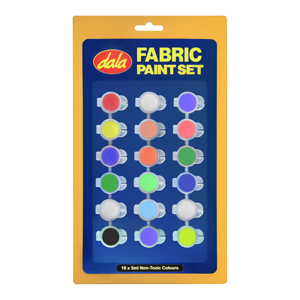 Dala Fabric Paint Set 18 X 5ml