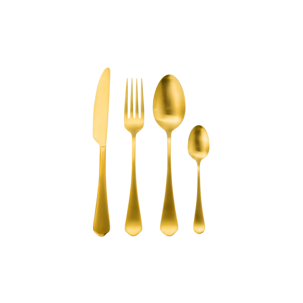 JENNA CLIFFORD - Modera 16-Piece Cutlery Set Gold