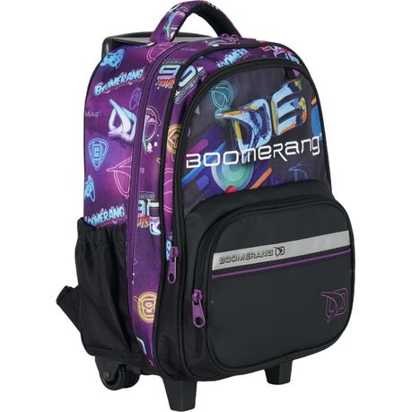 Boomerang Medium Xbag Polyester Division Trolley Backpack S-529M-03 Purple Image