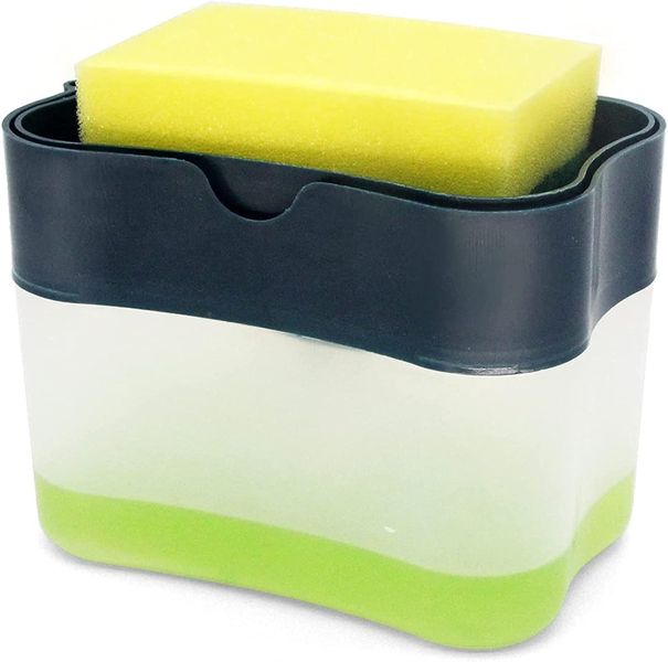 Sulfar 2in1 Sponge Rack Soap Dispenser Pump Set