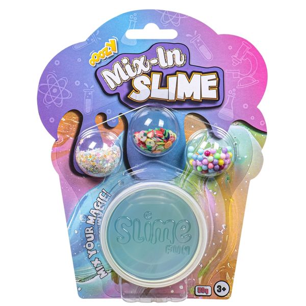 OOOZY - Mix-In Slime - Stretchy Sensory Slime with Fun Add-Ins