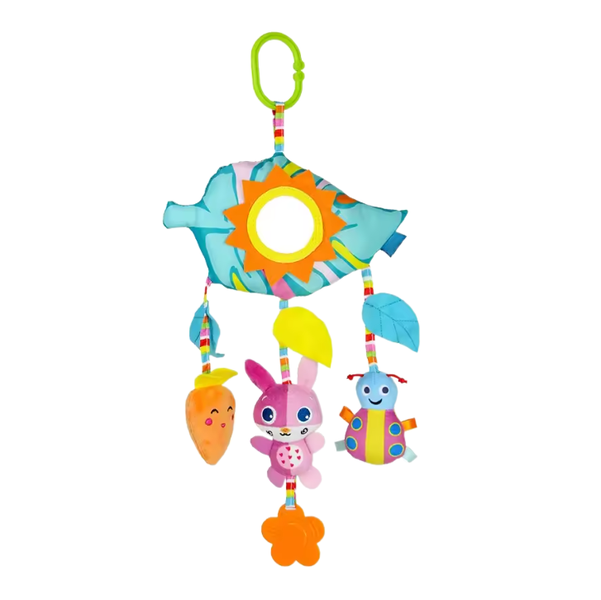 Colourful Baby Car Seat Toy Cartoon Animal Wind Chime Car Seat Toy