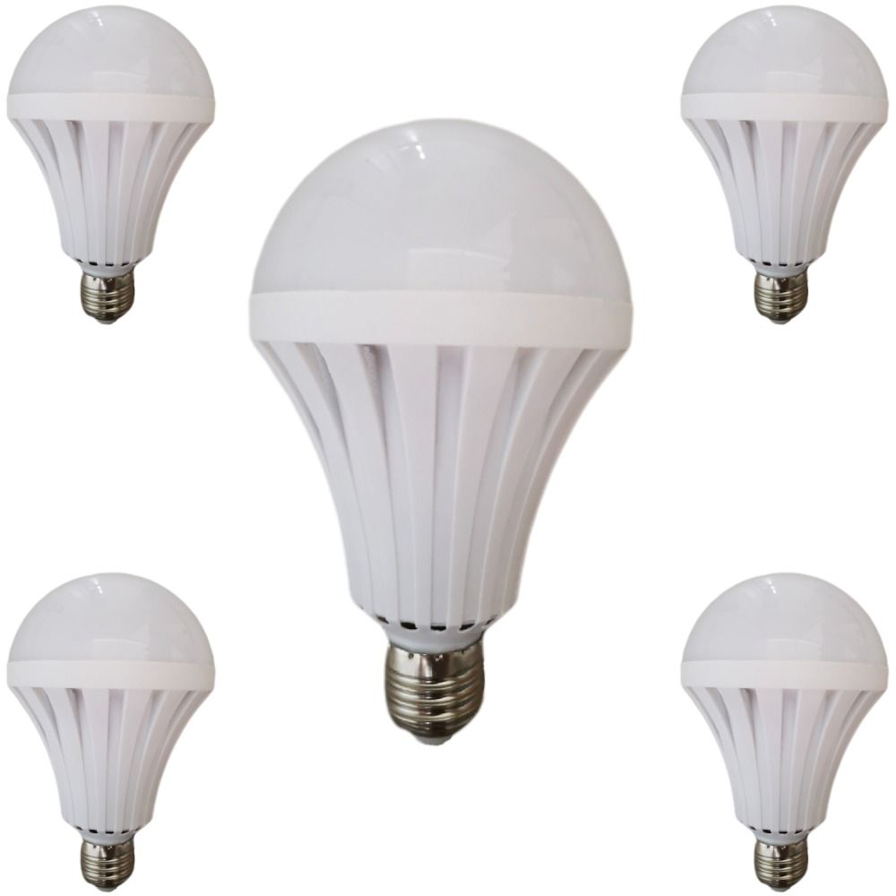 Intelligent Rechargeable Light Bulbs 5 Pack LED 9W Screw Shop Today