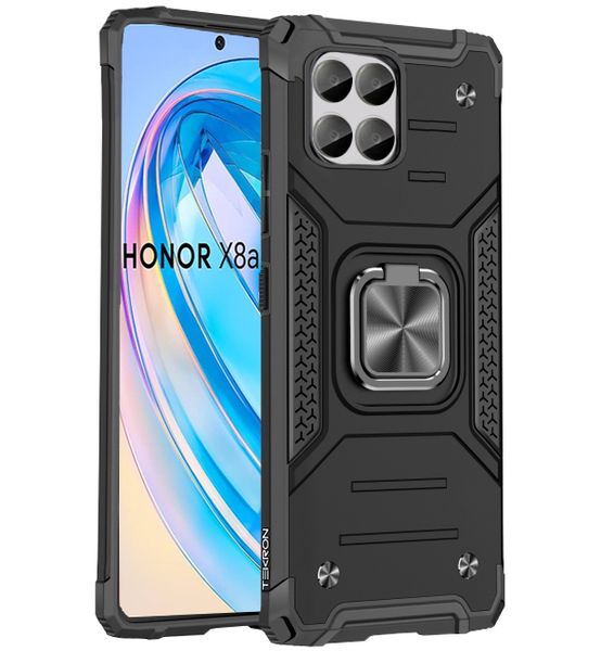 TEKRON Shockproof Kemeng Armor Kickstand Cover Designed For Honor X8A