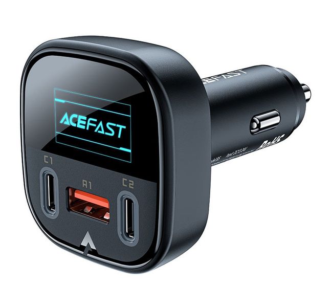 Acefast Fast Charge Car Charger B5 101W With LED Display