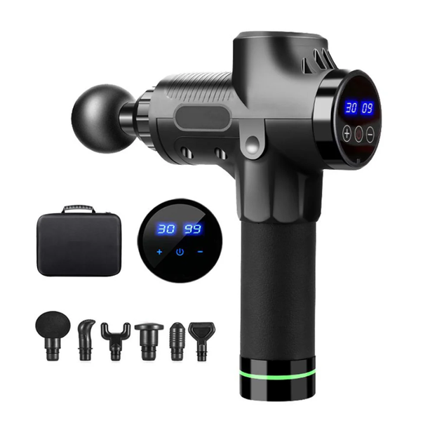 Deep Tissue Muscle Massager With 6 Changeable Heads