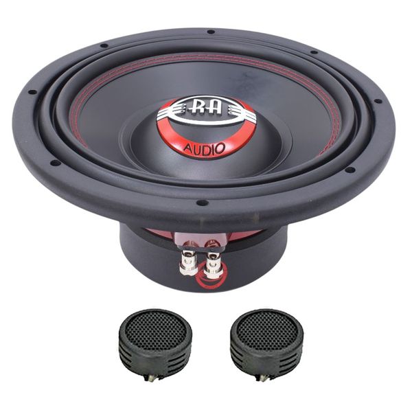 Reference Audio RA-HYPNOS 12.4 12" 500w D4 Subwoofer &amp; Evo Tweeters