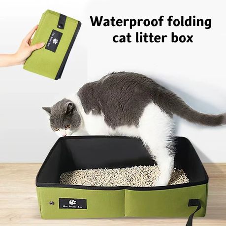 Foldable Waterproof And Portable Cat Litter Box With Added ReVibe Pen Daily Sale Shop