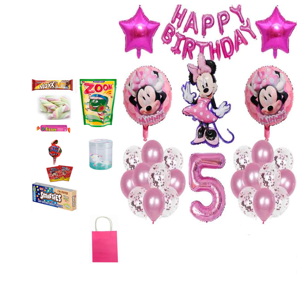 Minnie Mouse party box 5 years