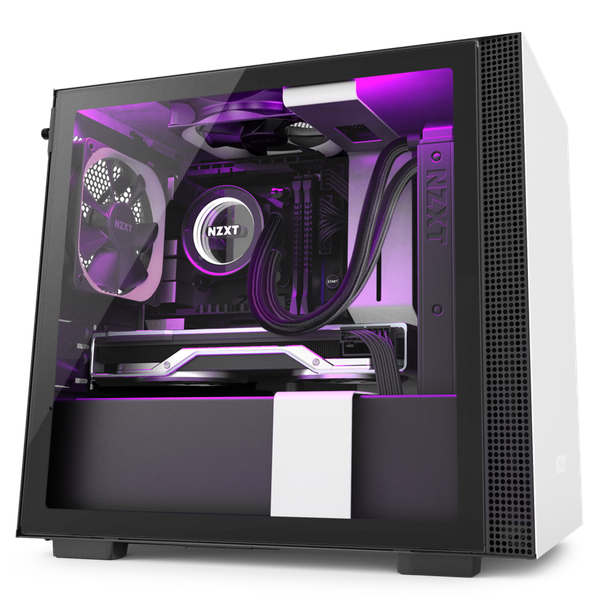 NZXT Mini-ITX Computer Chassis H210 i White/Black