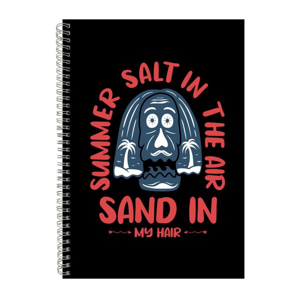 Summer Salt In The Air Notebook Summer Gift Idea A4 Notepad 150