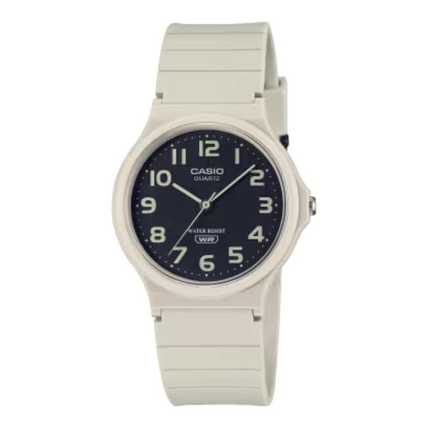 Casio Mens White Analogue Rubber Strap Watch-Mq-24uc-8bdf