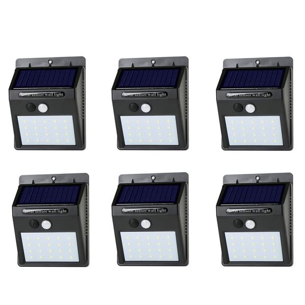 6 Set Of Solar Lamp With PIR Motion Sensor FA-20