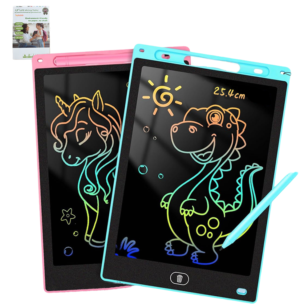 TopikaKids - LCD Writing Tablet for Kids, Doodle Board with Pen 10