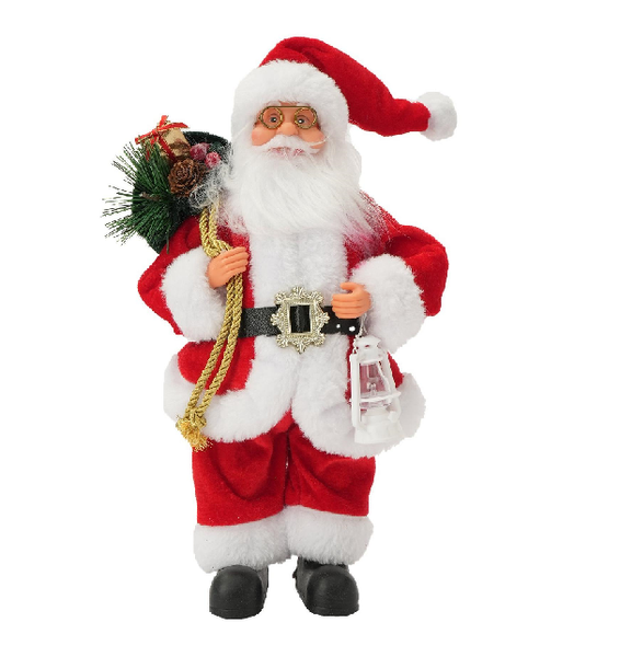 Grace Pack Red &amp; White Plastic Santa Claus Tabletop Other Ornaments