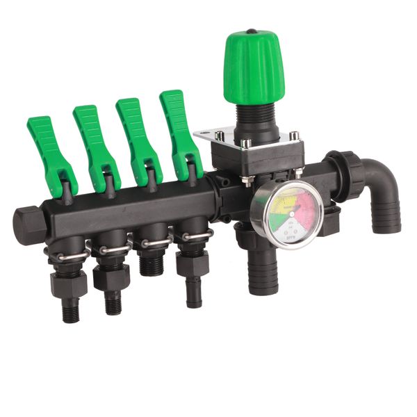 Water Splitter 4 Way Control Valve for Sprayer