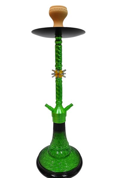 Onyx Shisha 2 Pipe - Green