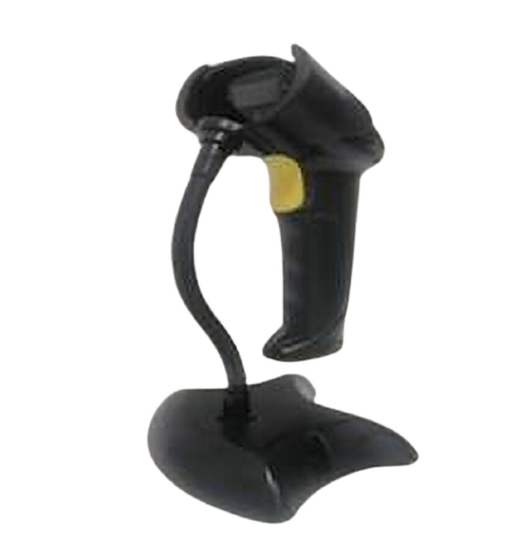 GS Automatic &amp; Manual Laser Wired Barcode Scanner with Stand