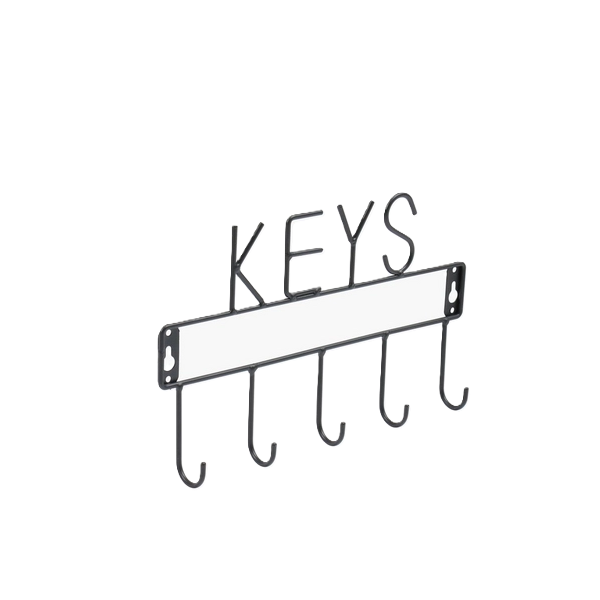 Kitro Metal Wall 5 Keys Hooks 16 x 27 cm