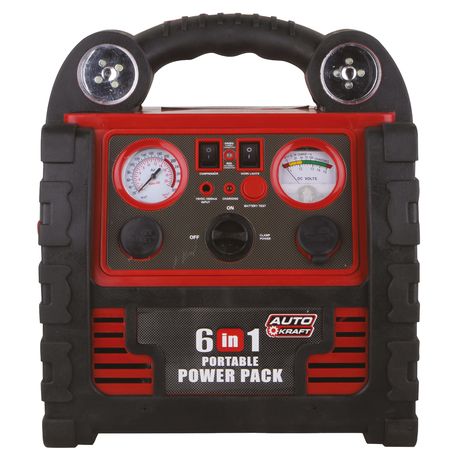 Jump Starter 6 in 1 - Rechargeable