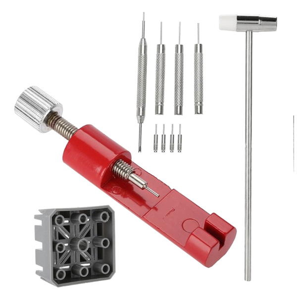 11 Pcs Watch Link&amp;Pin Remover Kits Watch Band Tool Adjustable Remover