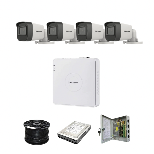 HikVision 4 Ch Turbo HD Kit
