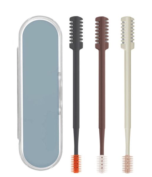 2-in-1 Manual Nose Hair Trimmer and Ear Picker, Stainless Steel Set