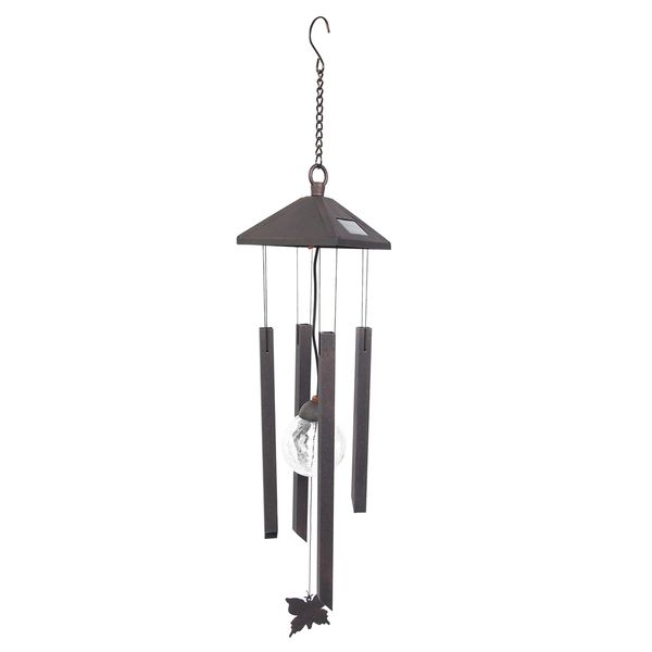 Solar Wind Chimes Light Color Changing LED Hanging Light Waterproof Garden